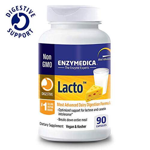 Enzymedica Lacto Enzyme Support for Digestive Relief from La