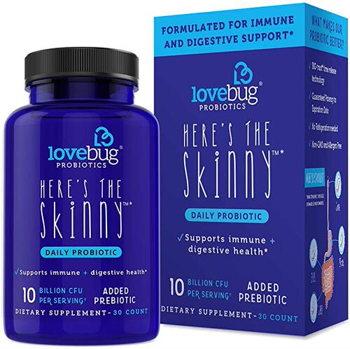 Probiotic and Prebiotic Digestive Health Supplement, Shelf S