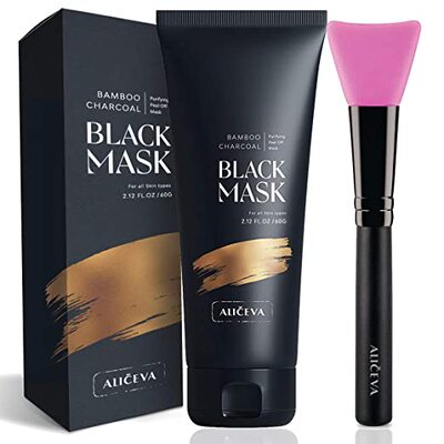Aliceva Black Mask, Blackhead Remover Mask, Charcoal Peel Of