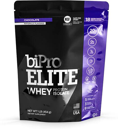 BiPro Elite 100% Whey Protein Powder Isolate for High-Intens