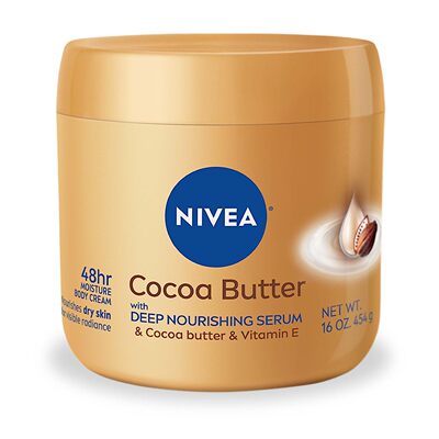 美国代购NIVEA Cocoa Butter Body Cream with Deep Nourishing S