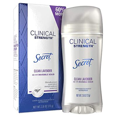Secret Antiperspirant Clinical Strength Deodorant for Women,