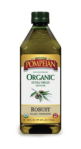 Pompeian USDA Organic Extra Virgin Olive Oil, First Cold Pre