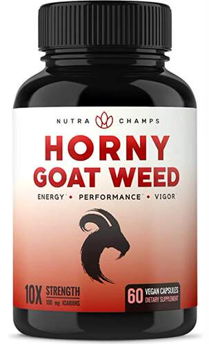 Premium Horny Goat Weed Extract [10X Strength Icariins] with