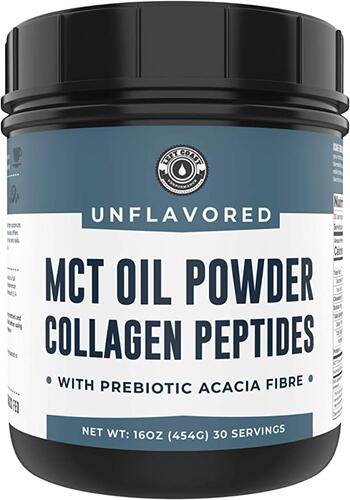 MCT Oil Powder Keto Collagen Peptides  Acacia Fibre 16oz