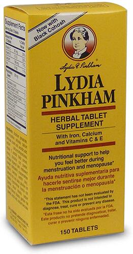 Lydia Pinkham Menopause Tablets, 150 Count