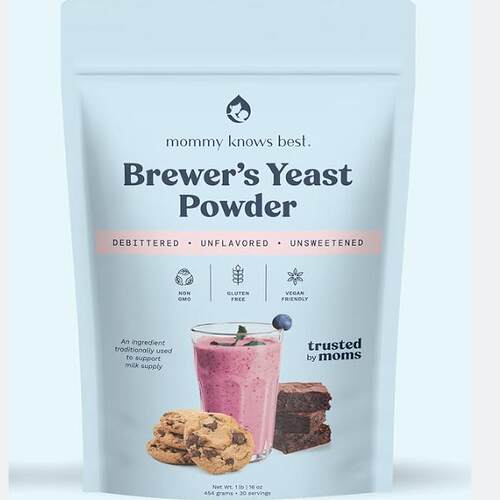 美国代购Mommy Knows Best Brewer's Yeast Powder for Breastfee