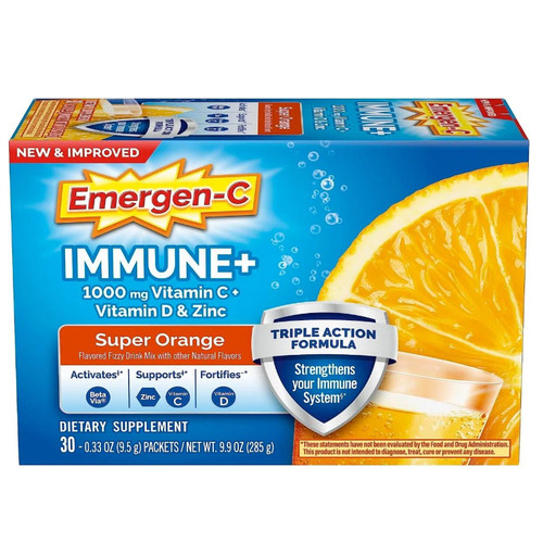 美国代购Emergen-C Immune+ Triple Action Immune Support Powde
