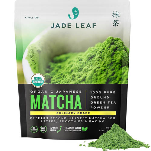 美国代购Jade Leaf Matcha Green Tea Powder - USDA Organic, Au