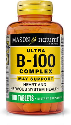 Mason Vitamins Ultra B-100 Complex Tablets 100-Coun