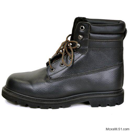 Boots militaires pour homme en cuir - Ref 1402420 Image 1