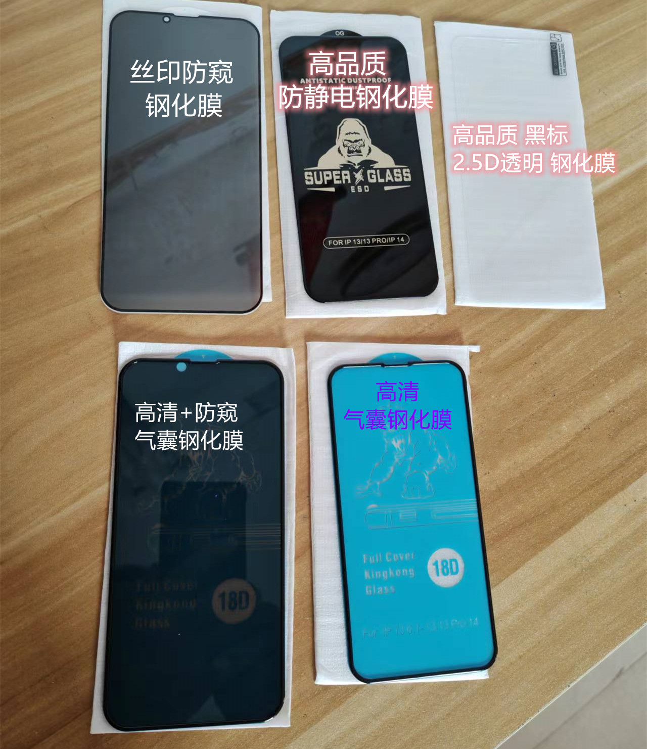 苹果15钢化玻璃全屏手机屏幕膜