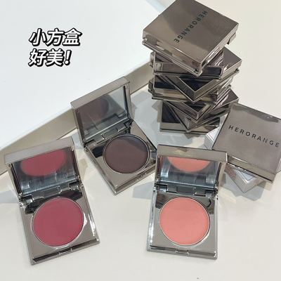 HERORANGE~甜心绵绵唇泥自然裸妆多用单色腮红膏显白平价网红款女