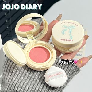 久久日记薄荷蝴蝶结腮红膏土豆泥膨胀色收缩色显嫩柔雾女胭脂粉膏