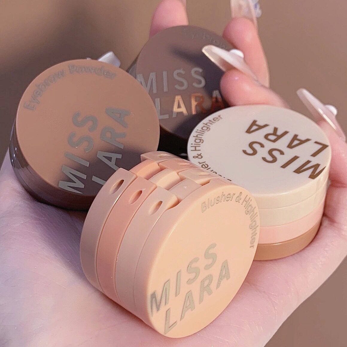 MISSLARA三层眉粉高光眼影腮红