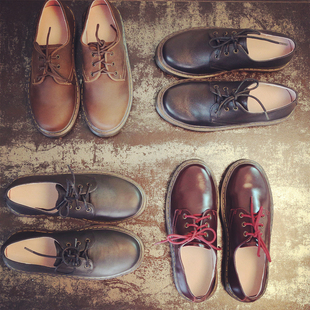 牛津鞋 真皮复古低帮马丁鞋 森系女鞋 英伦学院风小皮鞋 女潮 女单鞋