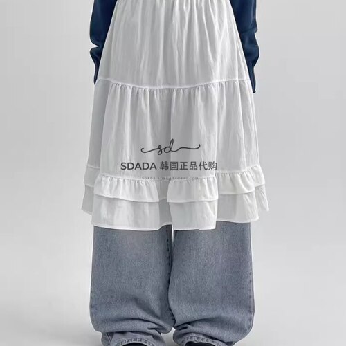 NylonFlareMidiSkirt中裙