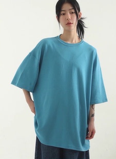 half T恤 宽松半袖 unisex tee box cotton soft 23F 韩国代购