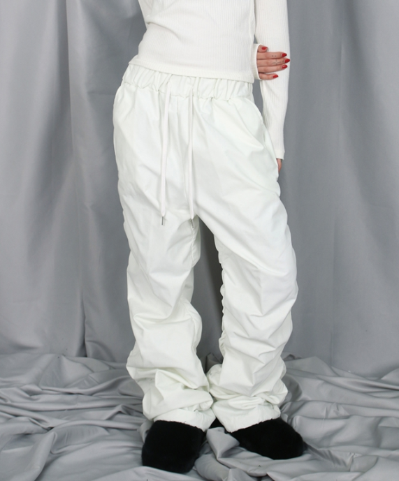 韩国代购21F/W SHIRRING PADDING PANTS 冬季宽松堆积长裤