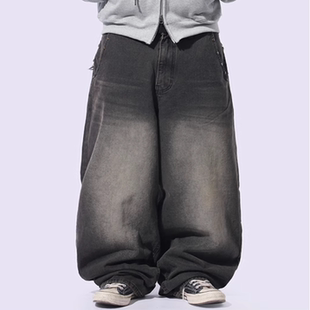 Stud Dirty 铆钉猫须牛仔裤 25F Pants Denim 韩国代购 Pocket