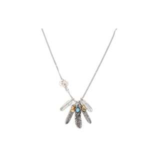韩国代购20SS TURKY FEATHER NECKLACE 羽毛项链