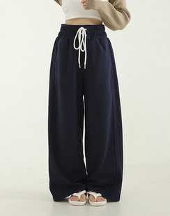 banding 宽松卫裤 pants long string cotton 21F 韩国代购