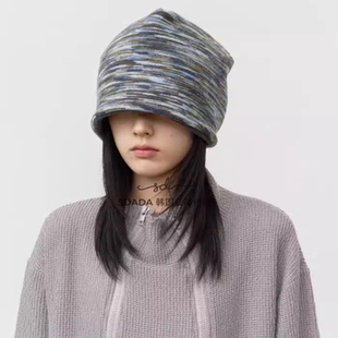 25F Beanie Fleece 混色针织冷帽筒帽 MIX 韩国代购
