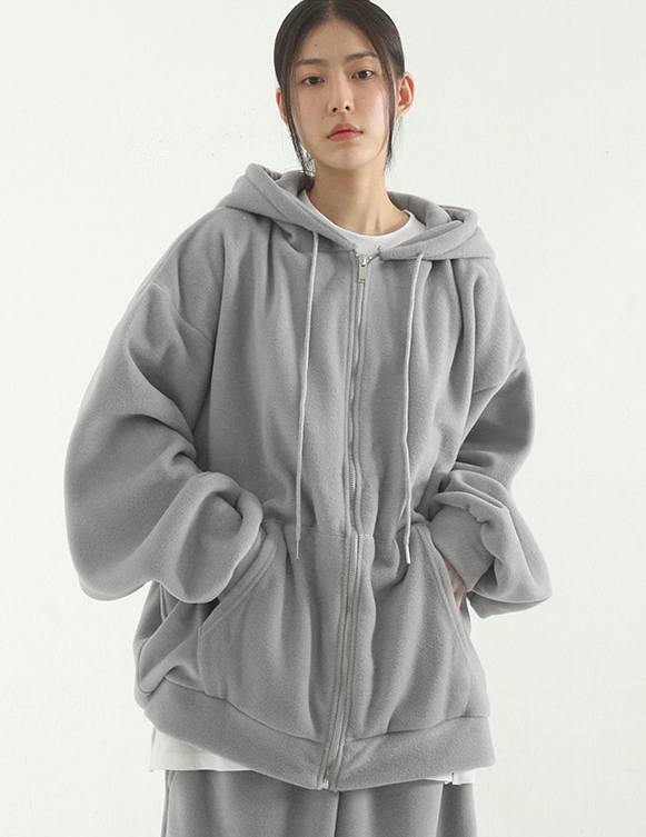 韩国代购拉链帽衫秋冬摇粒绒