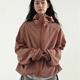 格子连帽夹克 check 25A 韩国代购 zip unisex hood jacket