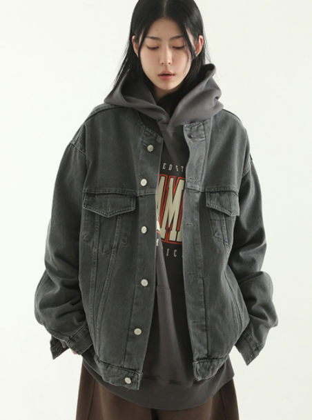 oversizerounddenimjacket