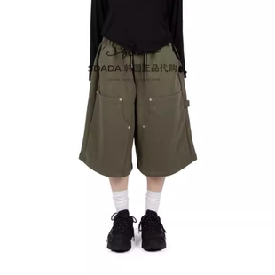 DOUBLE KNEE SWEAT 韩国代购 设计师半腿裤 SHORTS 25S