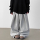 pleated pants coton 韩国25 balloon banding 加绒捏褶卫裤
