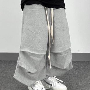 HALF 卫裤 捏褶8分裤 PANTS TUCK PIN HIGH 25S 韩国代购