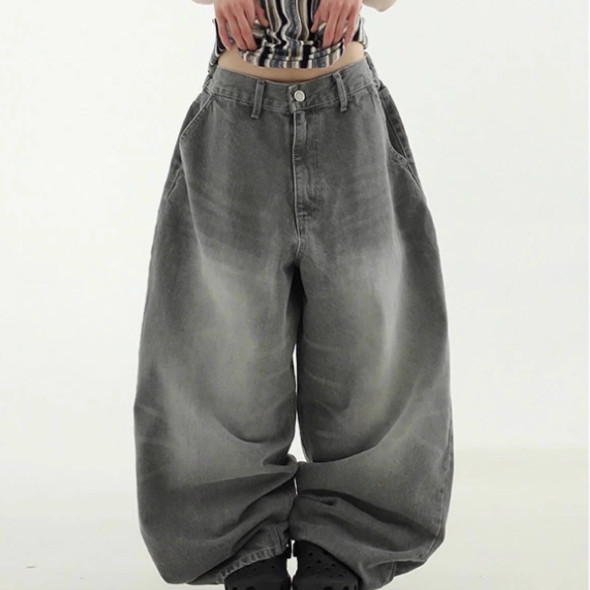 greydenimballoonpants牛仔裤