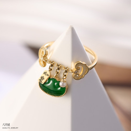 日常穿搭也能驾驭的轻国风戒指