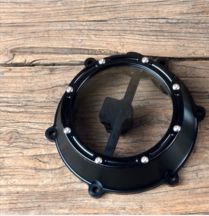 GV300改装透明空滤离合盖轻骑大韩GV125发动机透明盖发动机可视盖