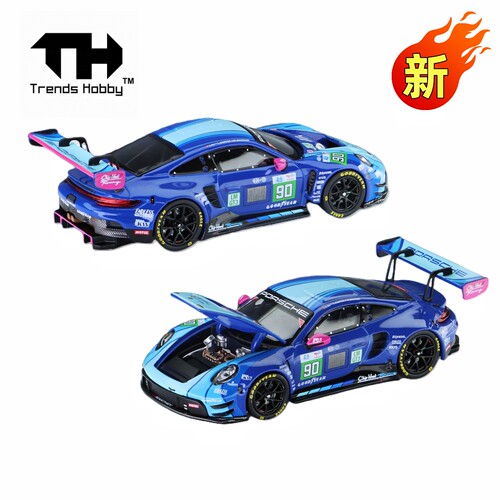TH Trends hobby DTM 冠军车队保时捷911赛车兰德酷路泽模型1/64