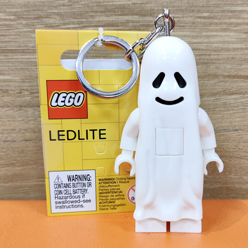 LEGO乐高幽灵可爱发光钥匙扣兔子人汽车书包LED挂件网红人仔
