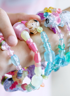 美国twisty petz翠斯蒂魔法变形手工链项链串珠女孩儿童礼物玩具