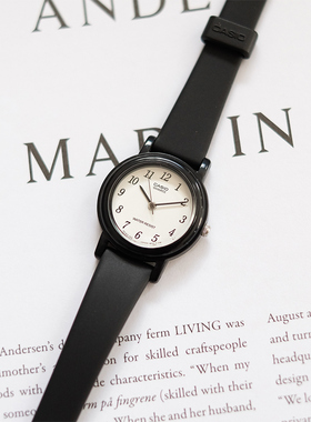 卡西欧casio正品手表小黑表时尚学生石英简约女表LQ-139BMV/EMV