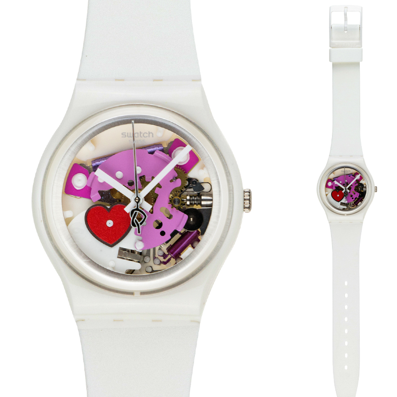 斯沃琪SWATCH女表專柜正品2016情人節特別款石英表 溫柔禮物GZ300