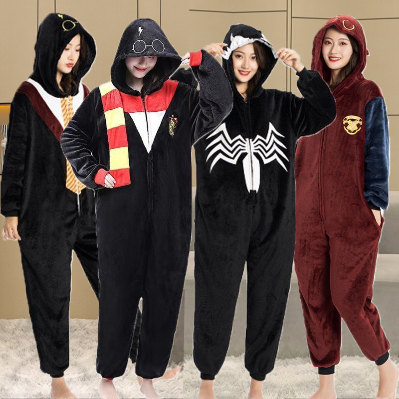 哈利波特儿童服装幼儿园睡衣派对cos成人舞会演出服魔法服加绒冬5