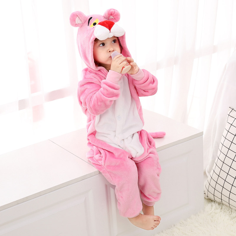 豹子服装儿童连体女童可爱表演服