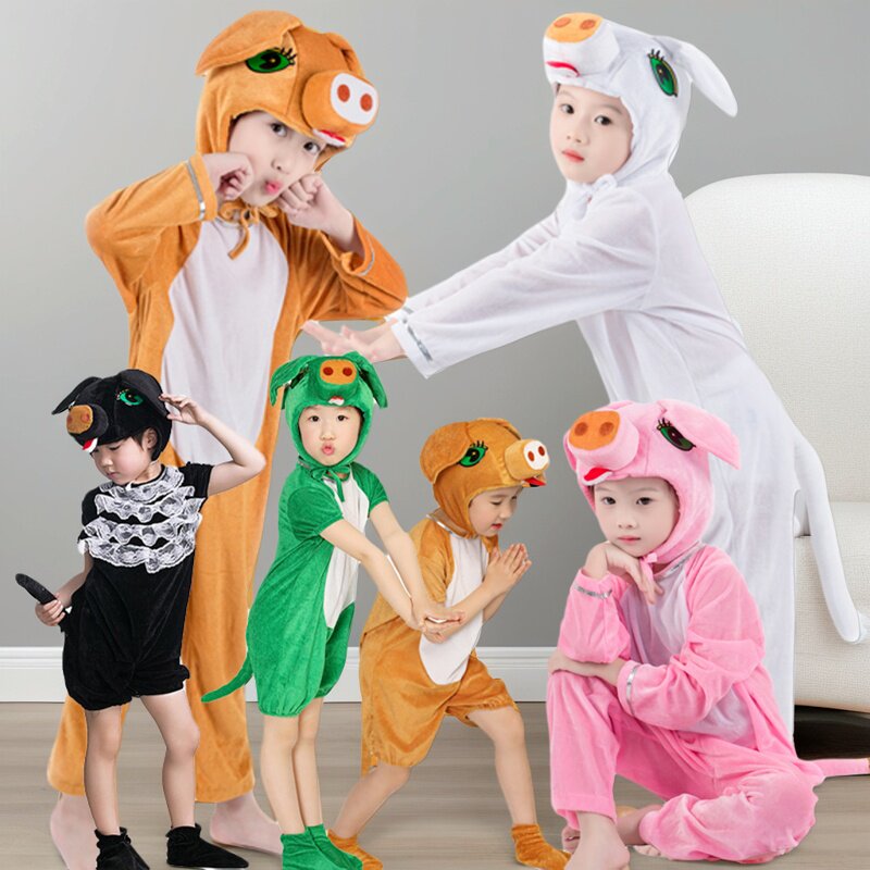 幼儿园三只小猪演出服故事表演服