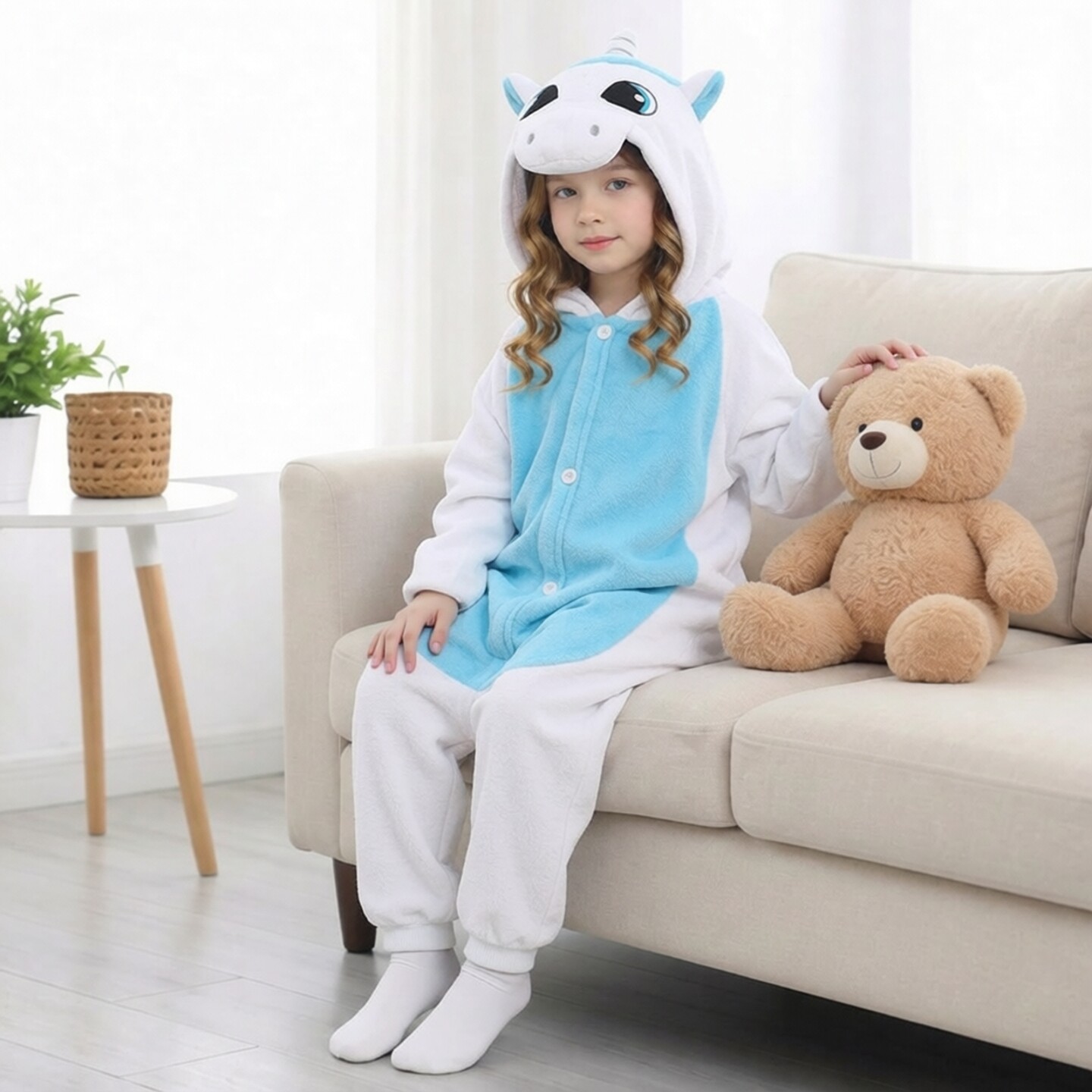 幼儿园化妆舞会男孩独角兽服装冬