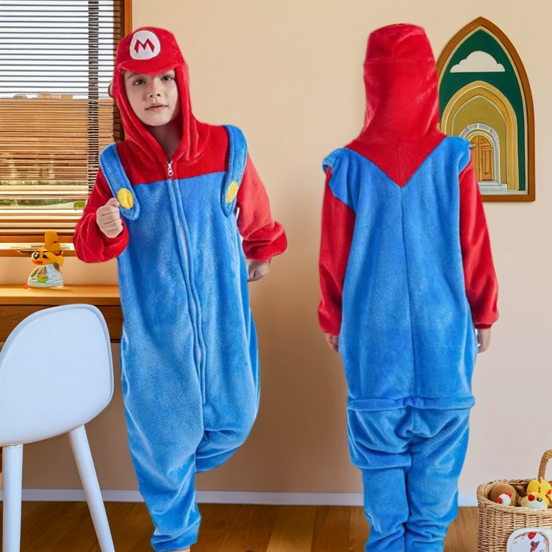 马里奥走秀服装超级玛丽cos服冬5