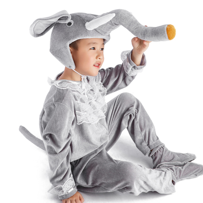 幼儿园童话服装男大象演出服动物