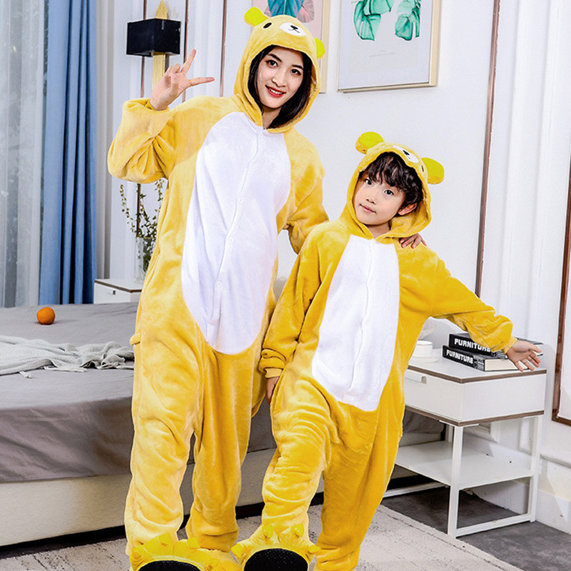 幼儿园服装亲子装轻松熊小熊表演