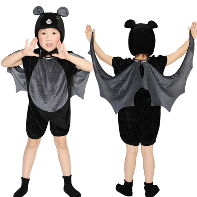 儿童蝙蝠演出服幼儿园化妆舞会服