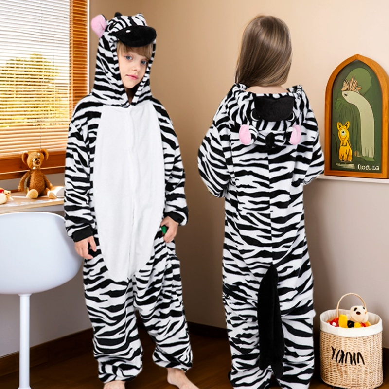 斑马服装儿童睡衣派对演出服亲子装运动会走秀幼儿园话剧小马表演